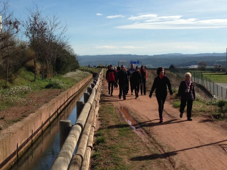 Participants en la Transèquia a Santa Anna