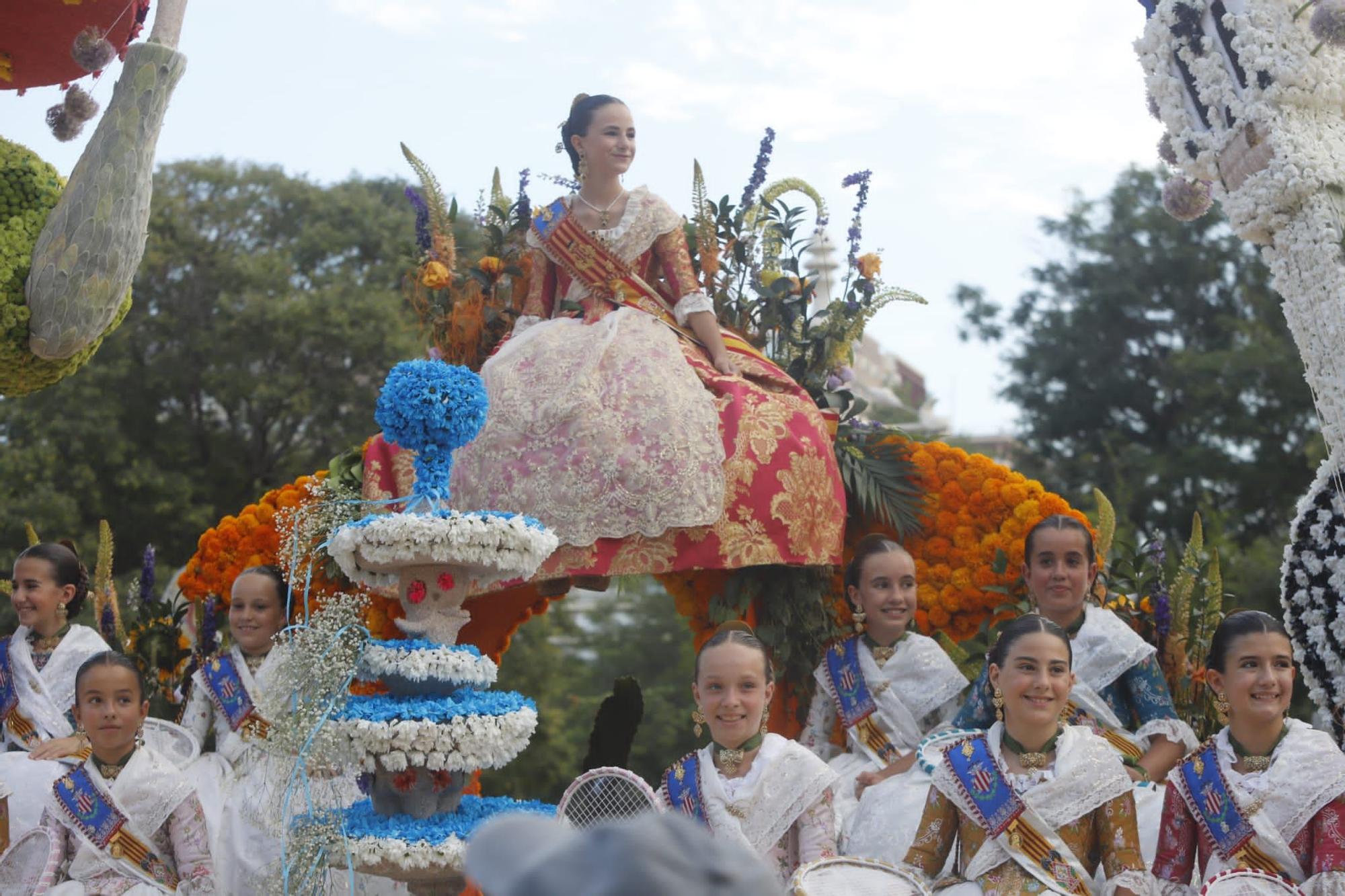 Fin de Feria para Carmen, Nerea y las cortes 2022 en la Batalla de Flores