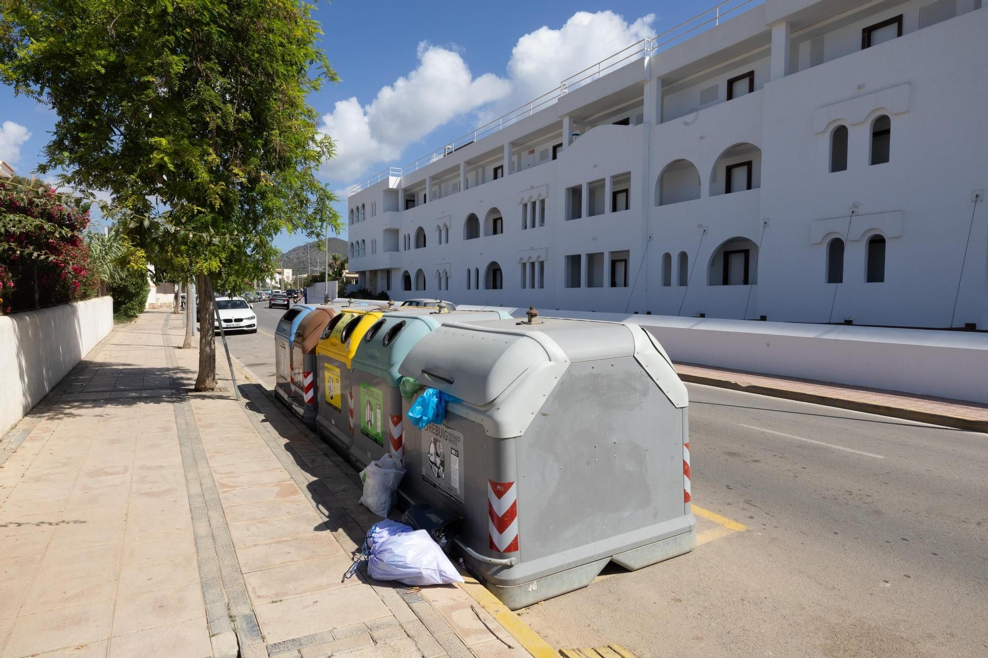 Primer día de huelga de basuras en Ibiza