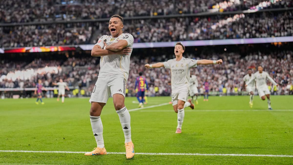 Los madridistas celebran el gol de Mbappé pero inmediatamente lo anulan: la secuencia completa