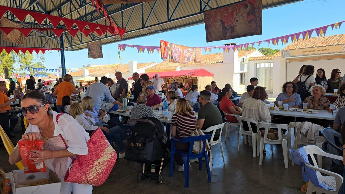 Numerosos vecinos y visitantes participaron en la jornada festiva en Tous.
