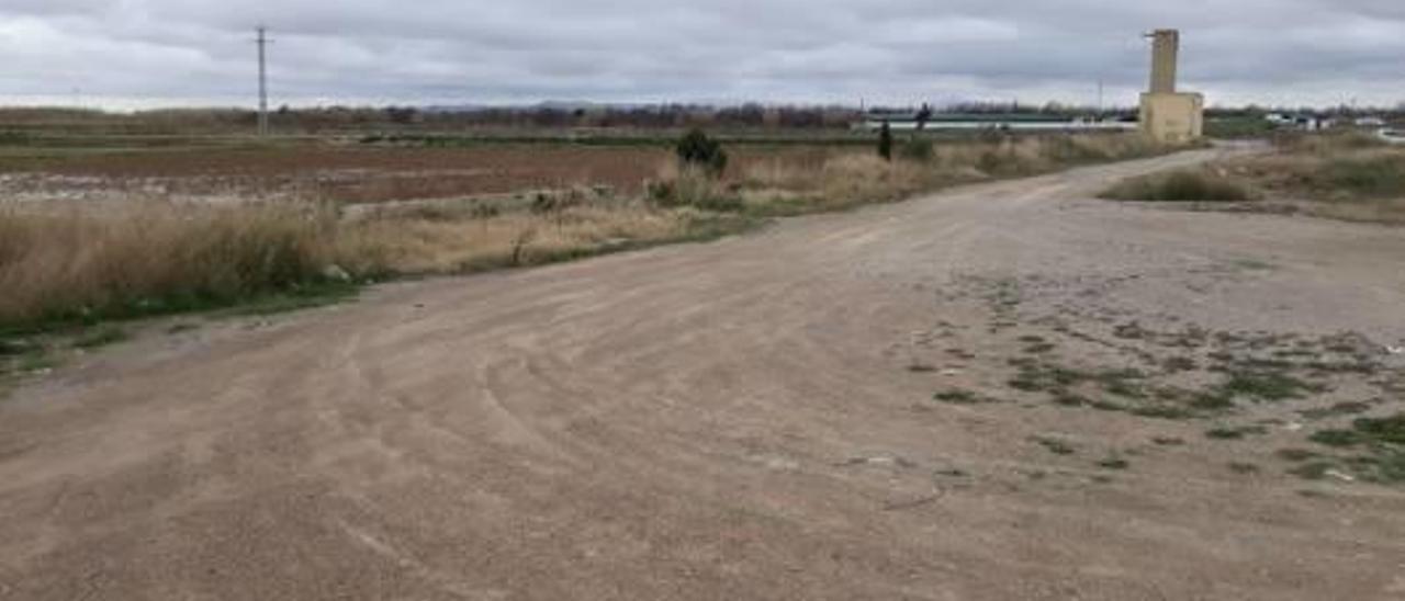 El terreno de 7.000 metros cuadrados está en plena Marjal de Alfafar, entre campos de arroz.