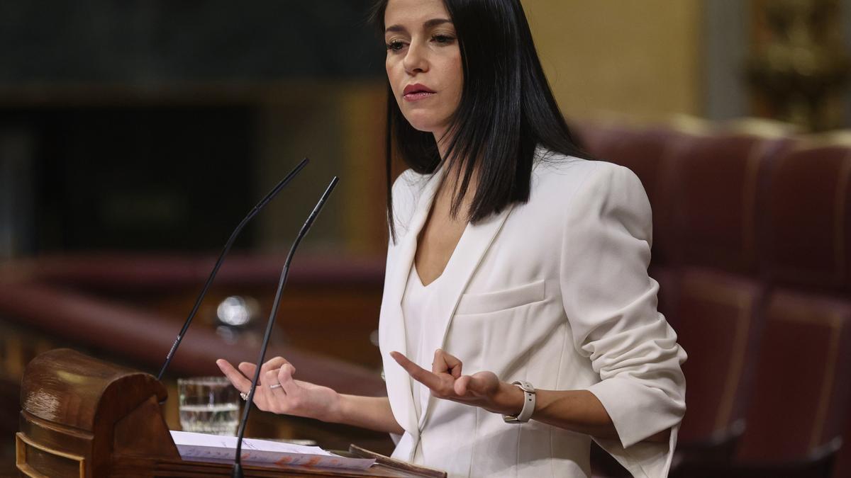 Inés Arrimadas, líder del partido Ciudadanos.