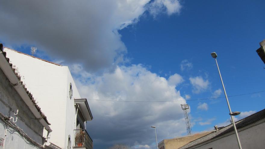 El tiempo en Extremadura: Poco nuboso y temperaturas máximas en ascenso