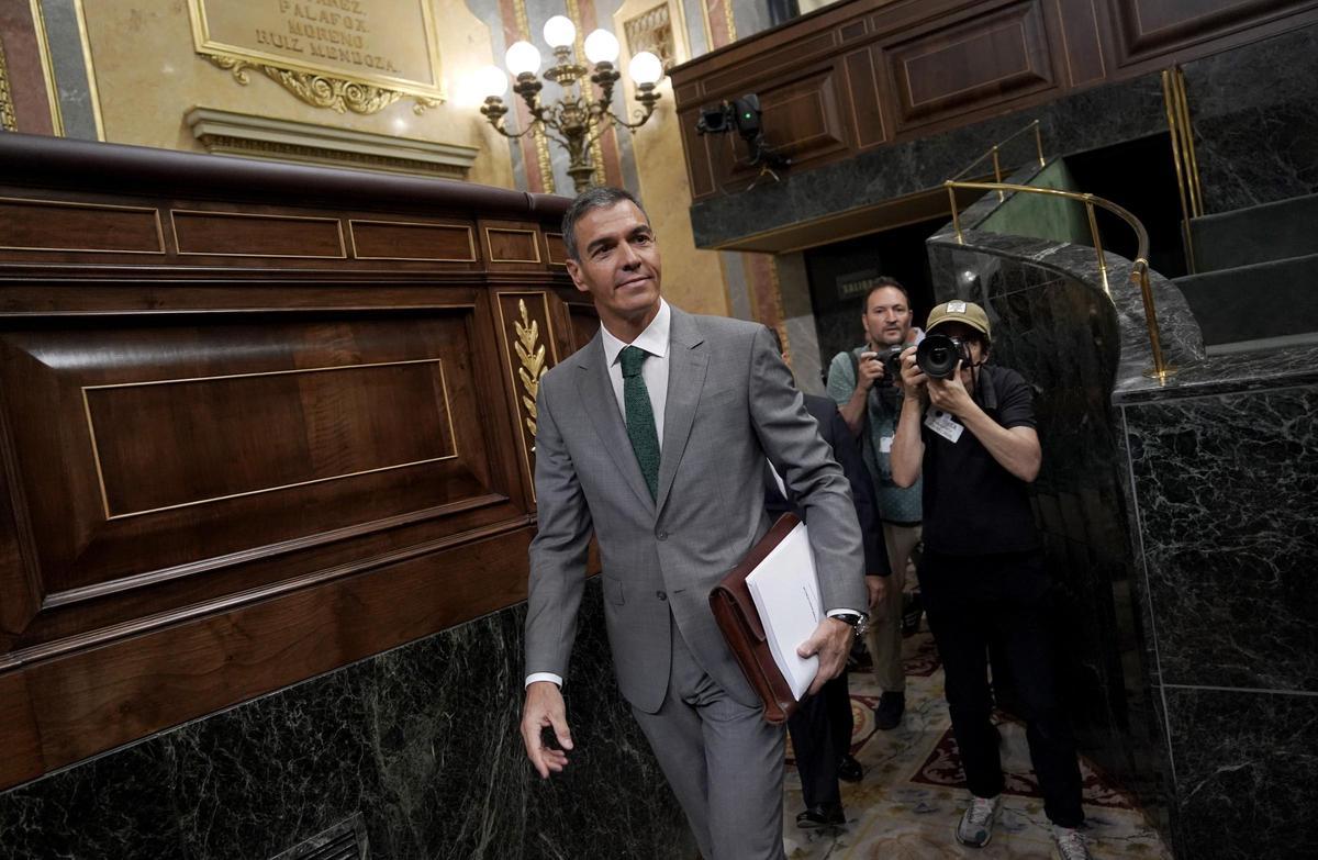 Comparecencia de Pedro Sánchez en el Congreso de los Diputados.