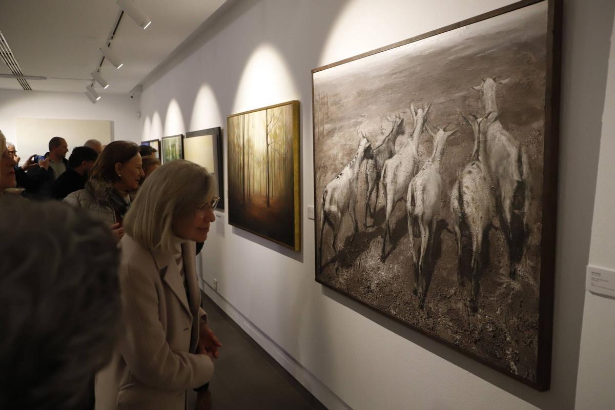 Inauguración de la exposición 'Arde el día' en el centro Rafael Boti