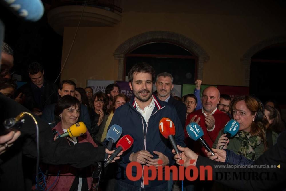 Noche electoral en la sede de Unidas Podemos