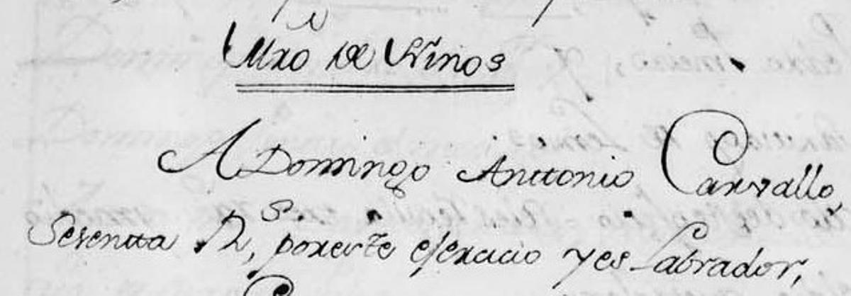 Un extracto do Catastro do Marqués de Ensenada.