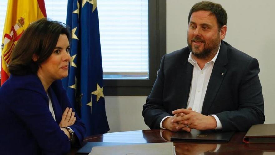 Junqueras reduce la reunión con Sáenz de Santamaría a una &quot;escenificación&quot;