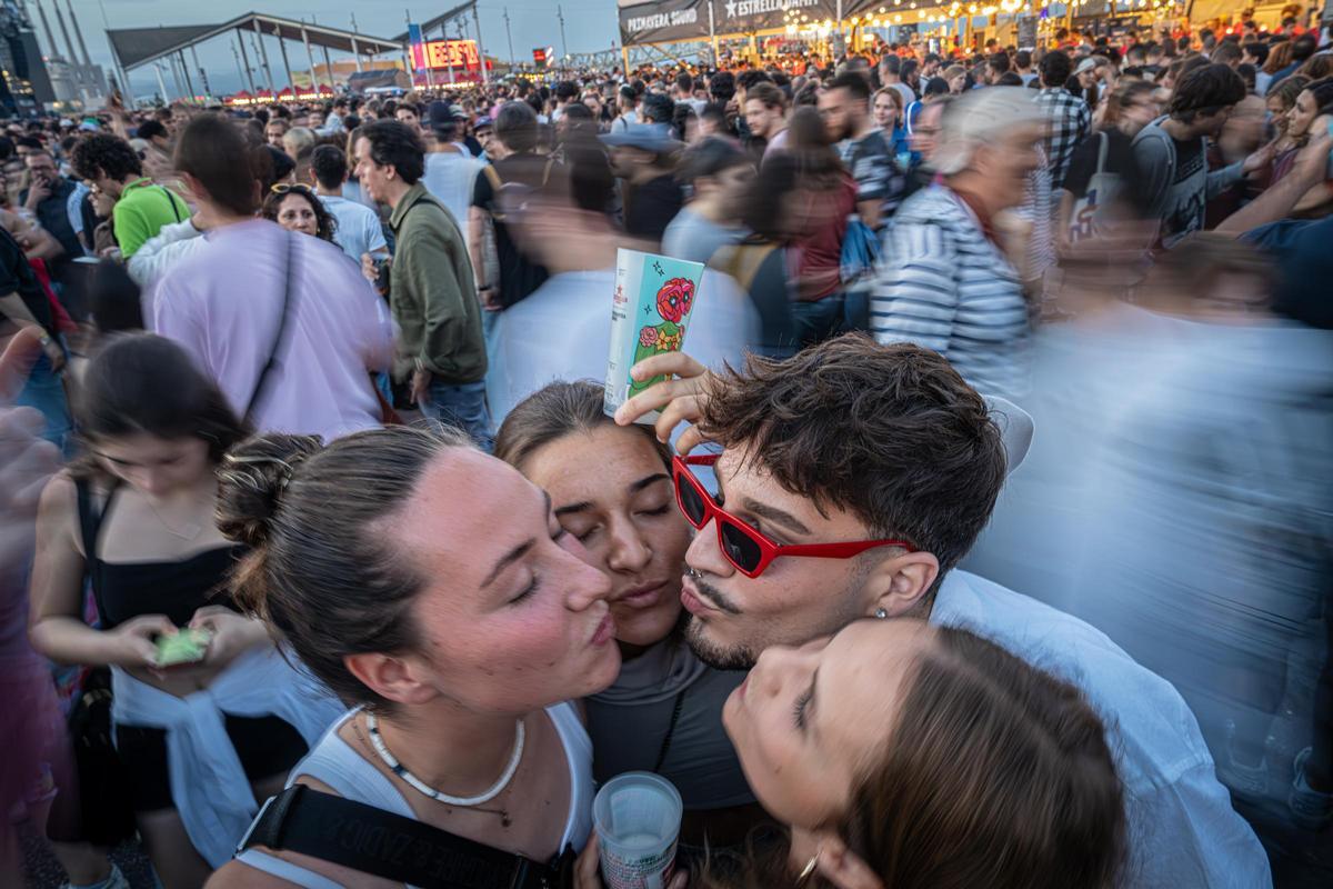 Ambiente en la jornada inaugural del Primavera Sound.