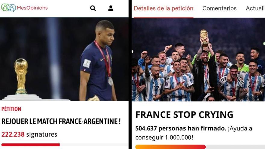 Seguidors de l’Argentina recullen 500.000 firmes en un dia perquè «França deixi de plorar»