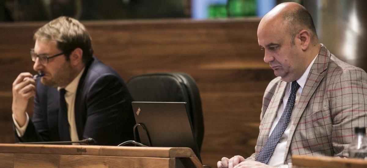 Adrián Pumares y Pedro Leal, en una imagen de archivo