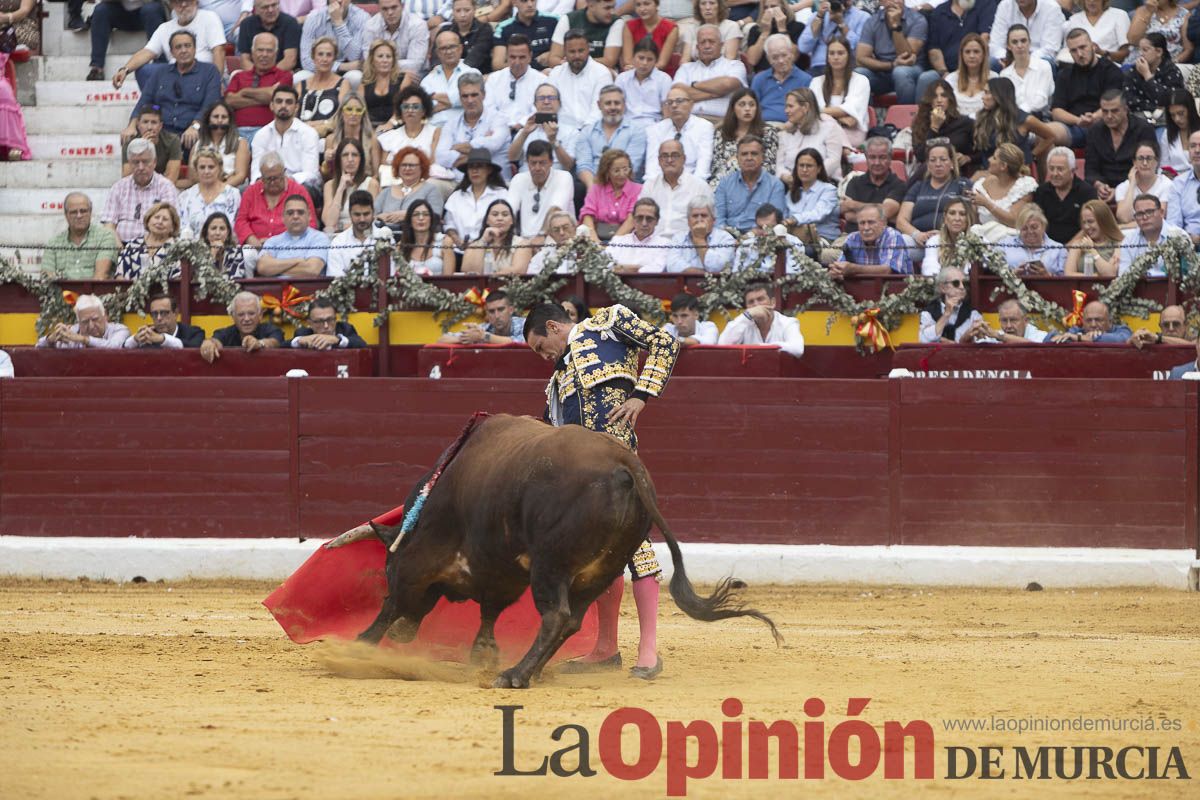 Cuarta corrida en la Feria Taurina de Murcia (Castella, Manzanares y Ureña)