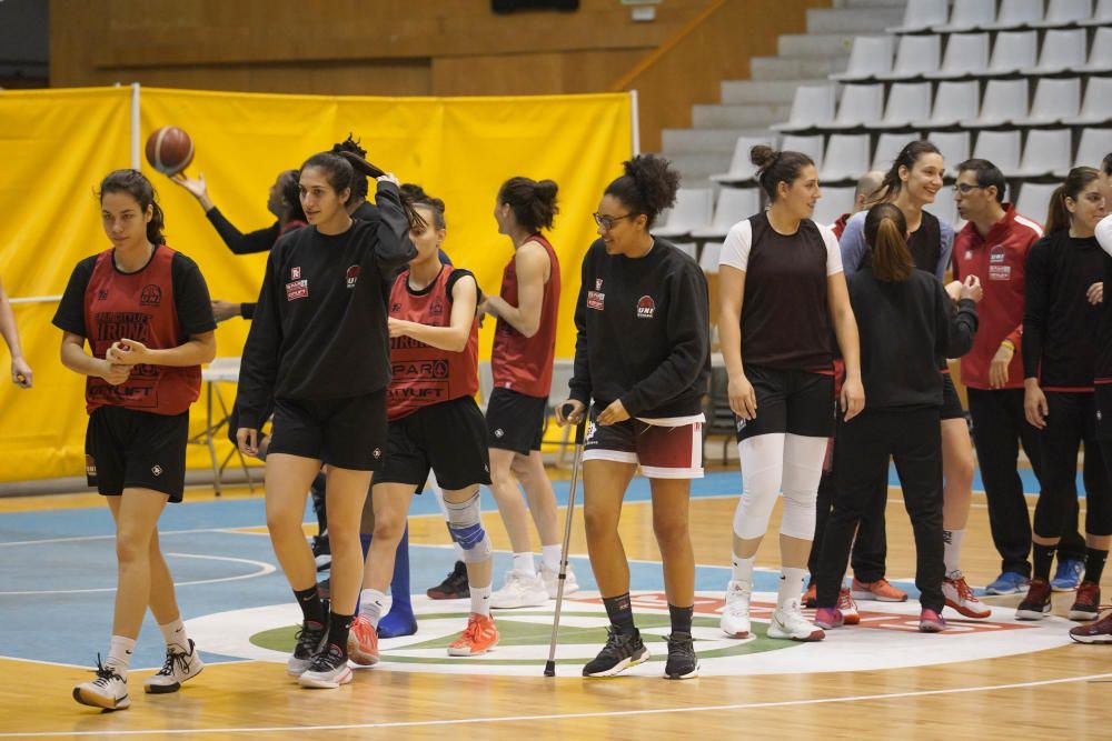 «Media Day» de l'Spar Citylift Girona abans de la Copa de la Reina