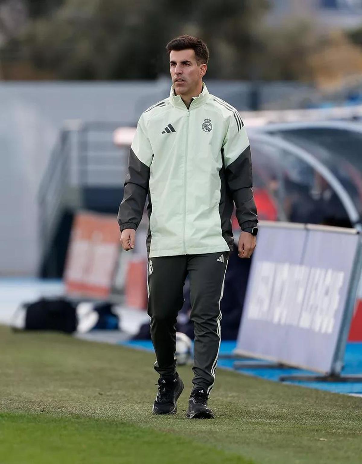 Álvaro López, entrenador del Juvenil A