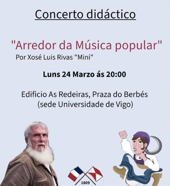 Concierto didáctico de Xosé Luis Rivas «Mini».