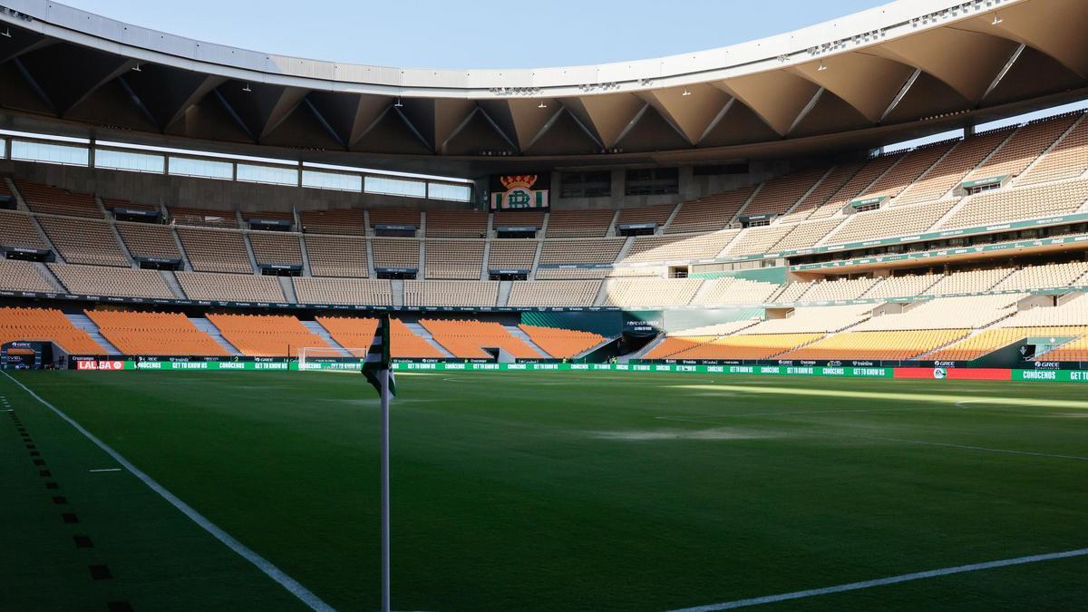 Una imatge de l'estadi de la Cartuja, on el Betis juga els partits com a local