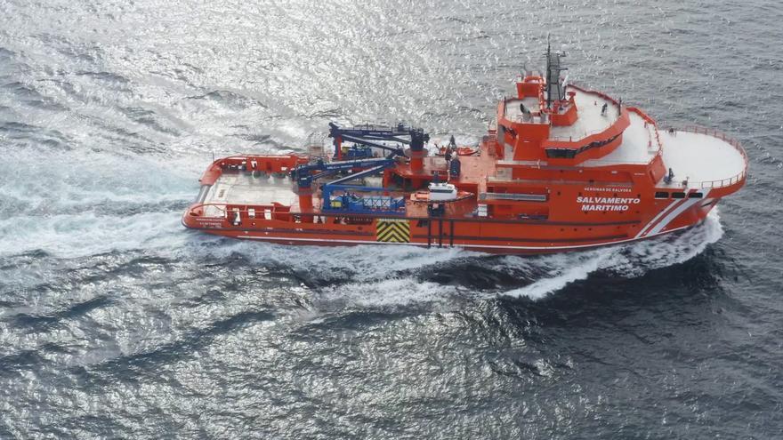 El más moderno buque de Salvamento Marítimo sigue ya la estela de las Heroínas de Sálvora