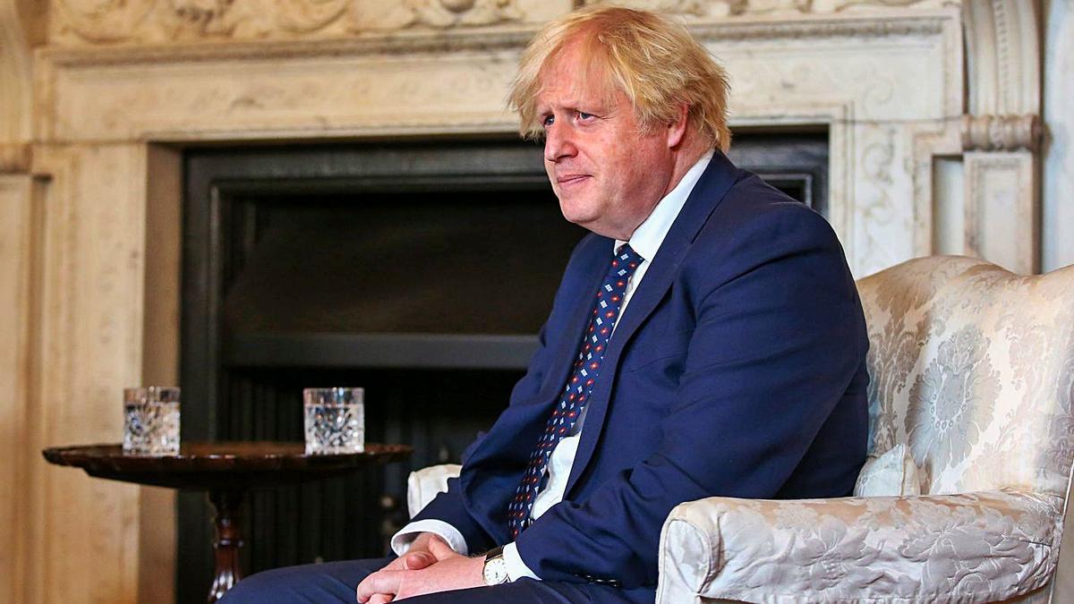 Boris Johnson, en la imagen en Londres.