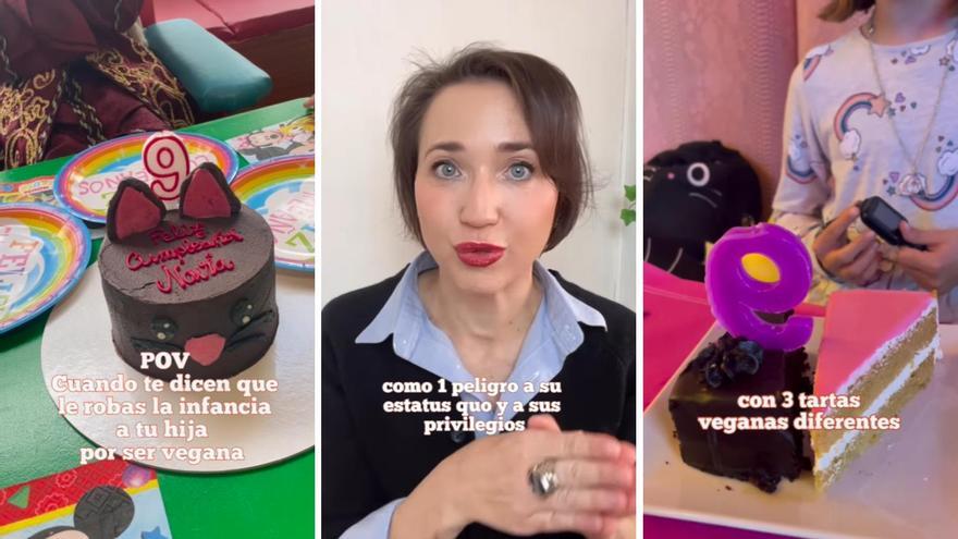 Navia, la hija de la vegana más viral, cumple años: &quot;Dicen que le robo la infancia, pero se ha comido tres tartas&quot;