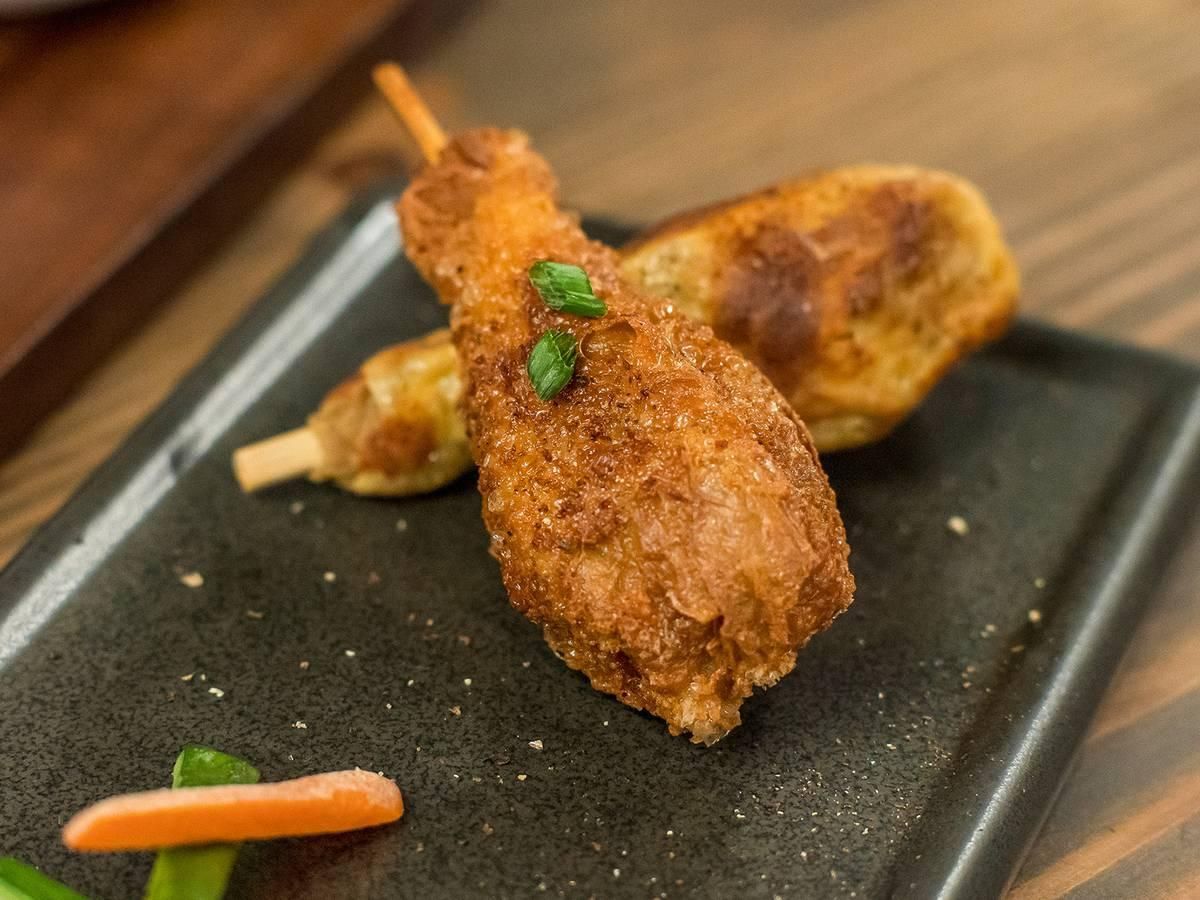 Alitas de pollo veganas