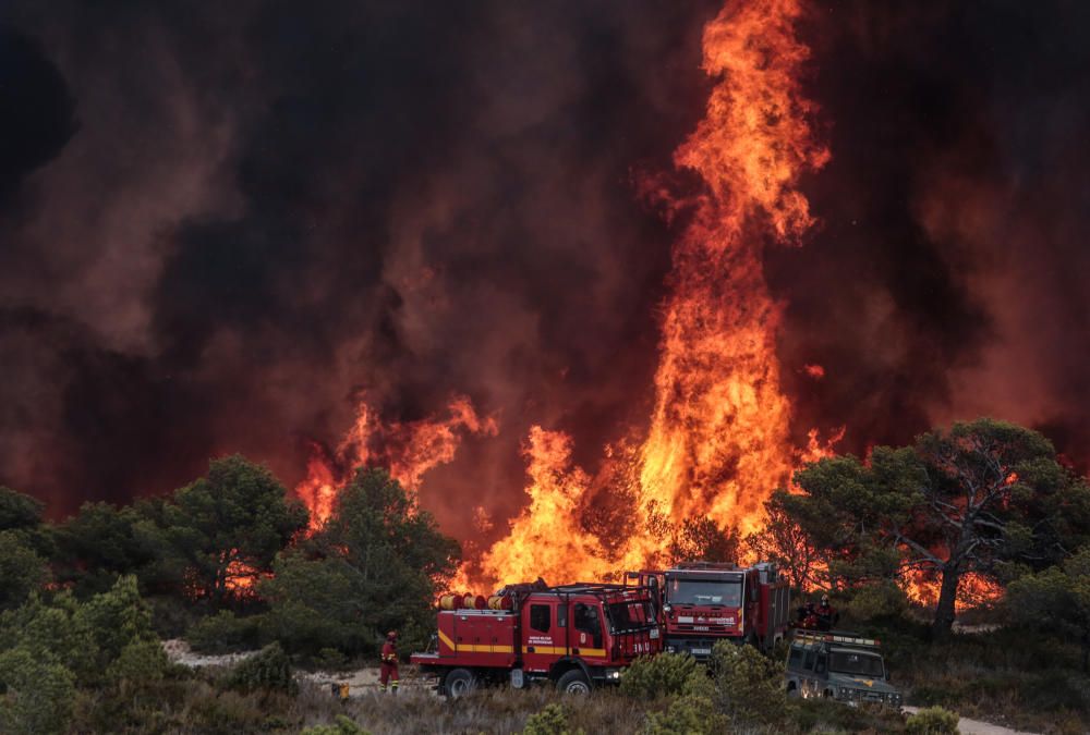 Incendio en Jávea