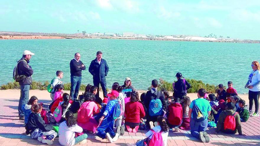 El Bienvenido Conejero vista el Parque de las Salinas