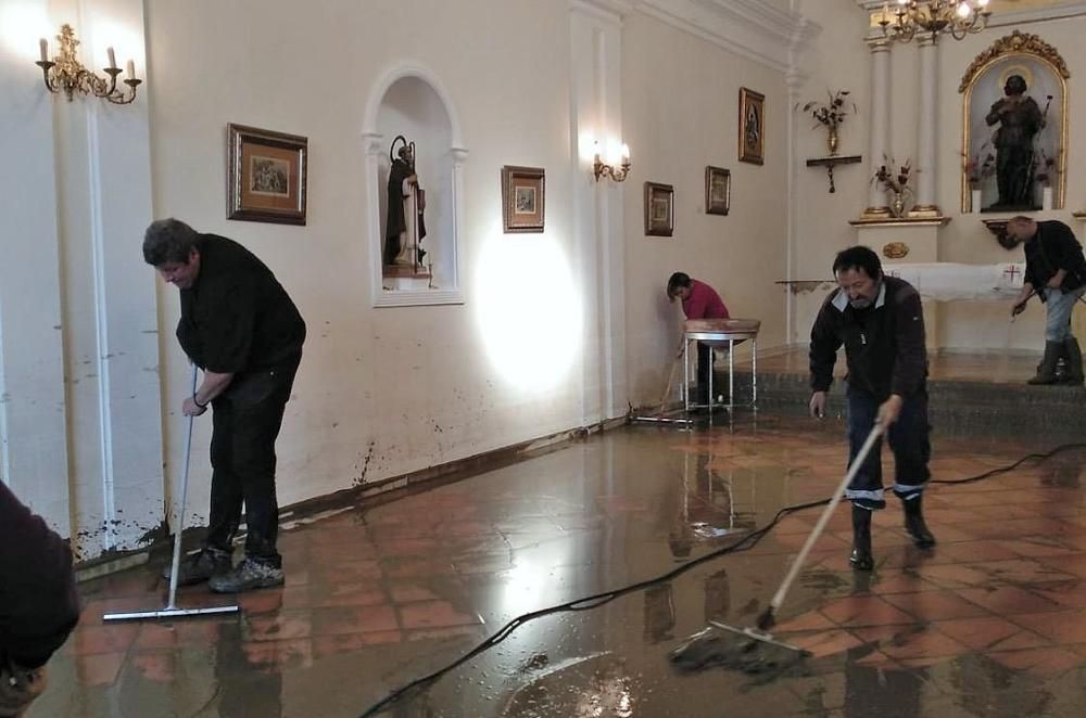 Consecuencias de la inundación de El Trapiche.