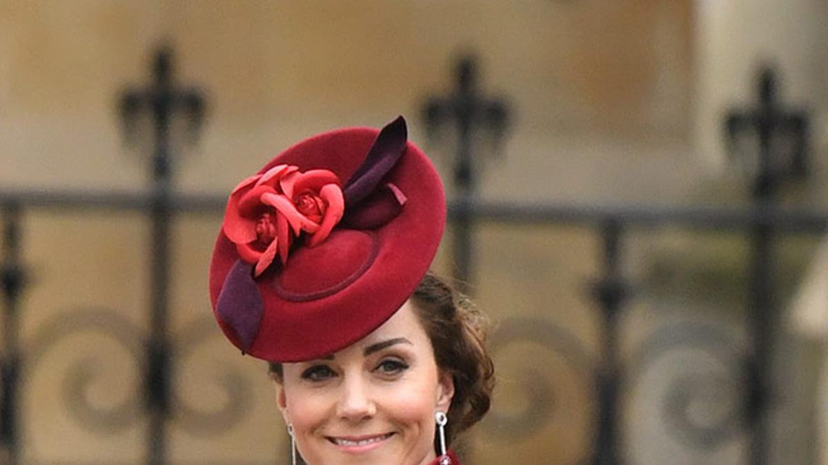 Kate Middleton, durante la ceremonia de la Commonwealth