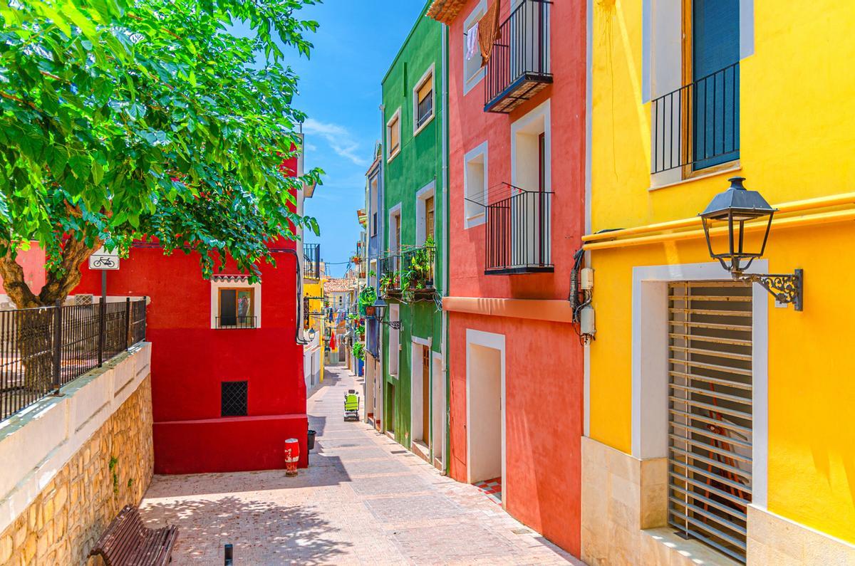 Parece Burano, en Italia, pero es España.