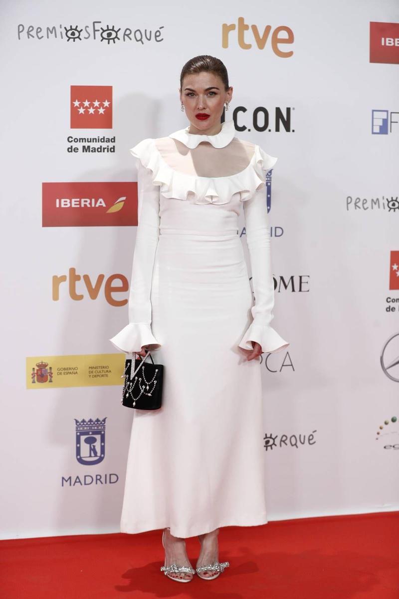 Marta Nieto en la alfombra roja de los Premios Forqué