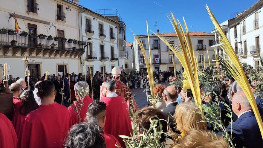 Vídeo | El Domingo de Ramos en Coria marca el inicio de la Semana Santa