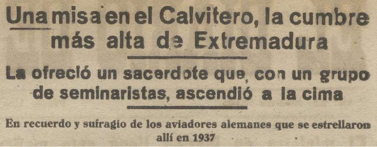 Galería | Muertos de frío en el Calvitero: un siniestro nazi en el corazón del Jerte
