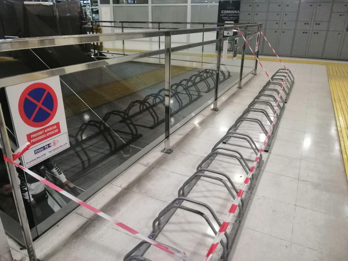 Las bicicletas del Mou-te Bé de la estación intermodal se han retirado.