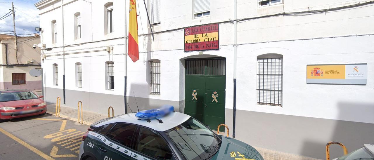 El cuartel de la Guardia Civil de Almassora en una imagen de archivo.