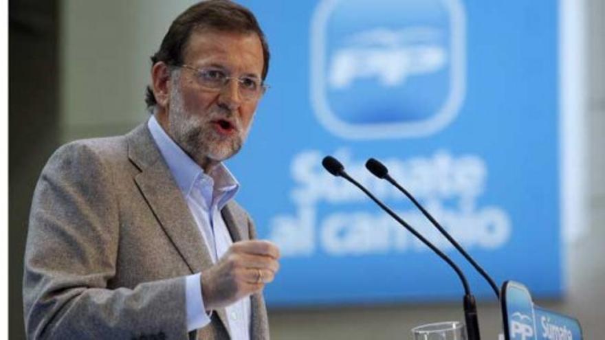 Rajoy: &quot;Sólo nos peleamos contra la crisis y contra el paro&quot;