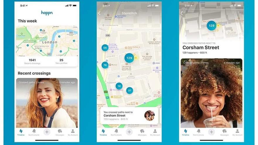 Happn, una aplicación para combatir la soledad.