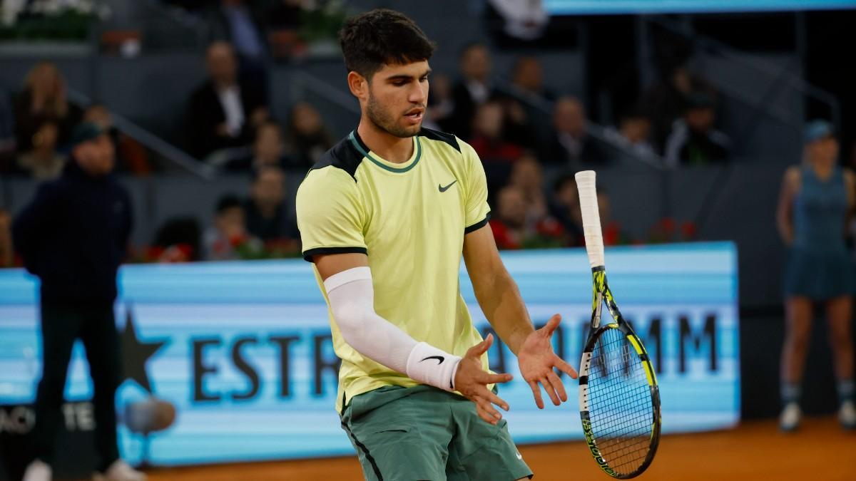 Alcaraz no pudo con Rublev en la Caja Mágica