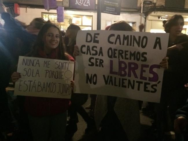 En imágenes: manifestación feminista en Gijón