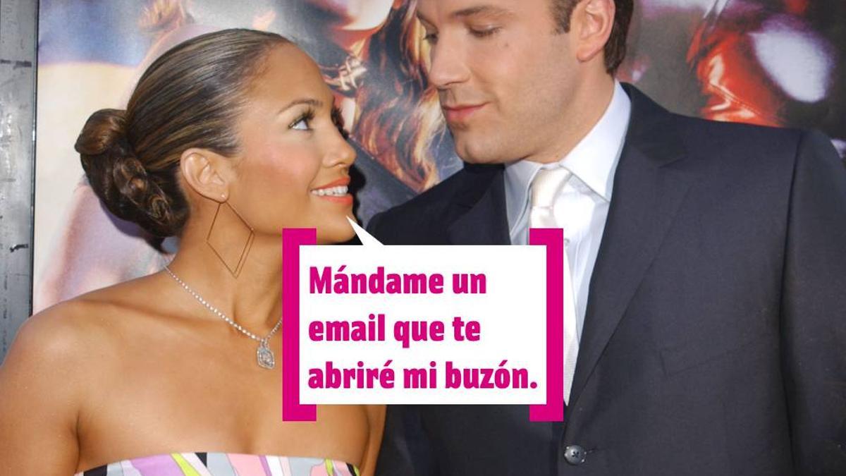 Jennifer Lopez y Ben Affleck haciéndose ojitos