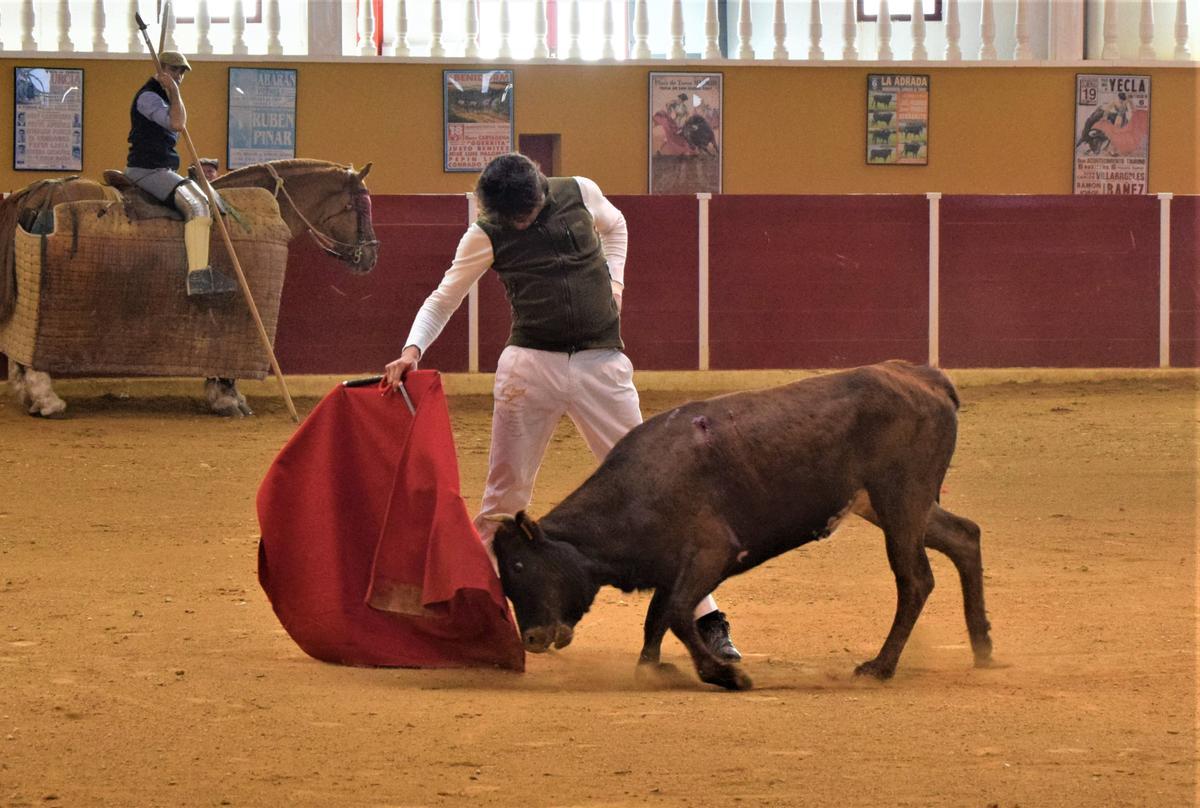 El tentadero de Roca Rey en Nazario Ibáñez, en imágenes