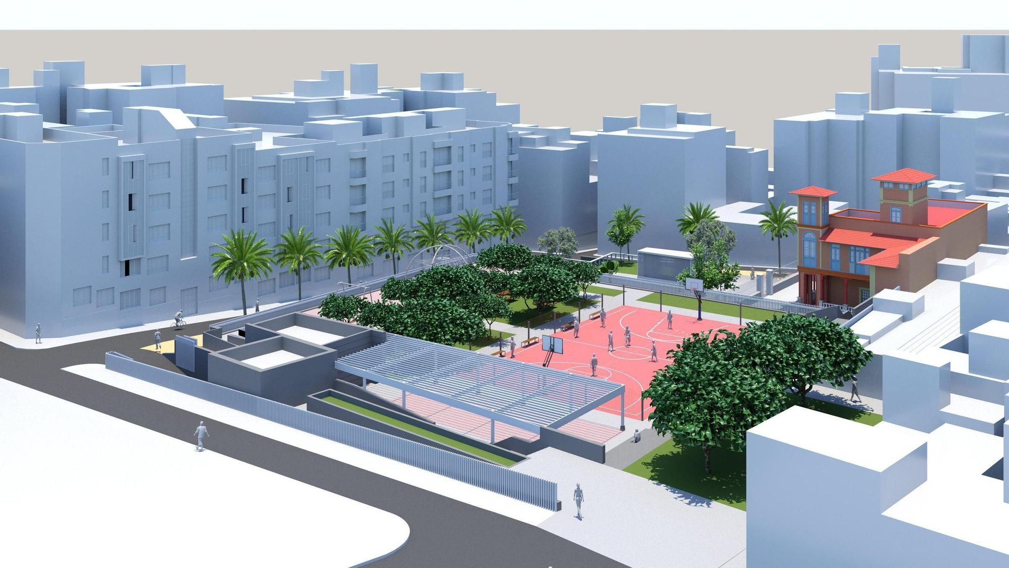 Nuevo aparcamiento subterráneo y zona de ocio de El Toscal