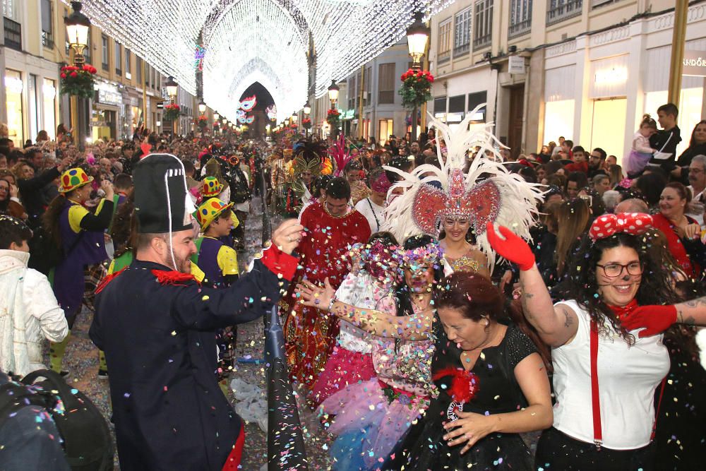 Sábado de carnaval en Málaga