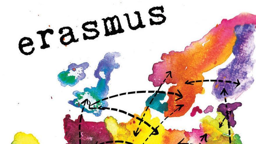Cartel del programa Erasmus Plus. // FdV