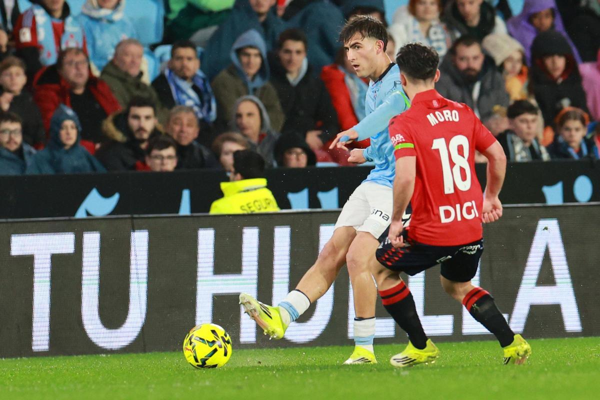 El Celta - Osasuna de la jornada 23 de LaLiga, en imágenes