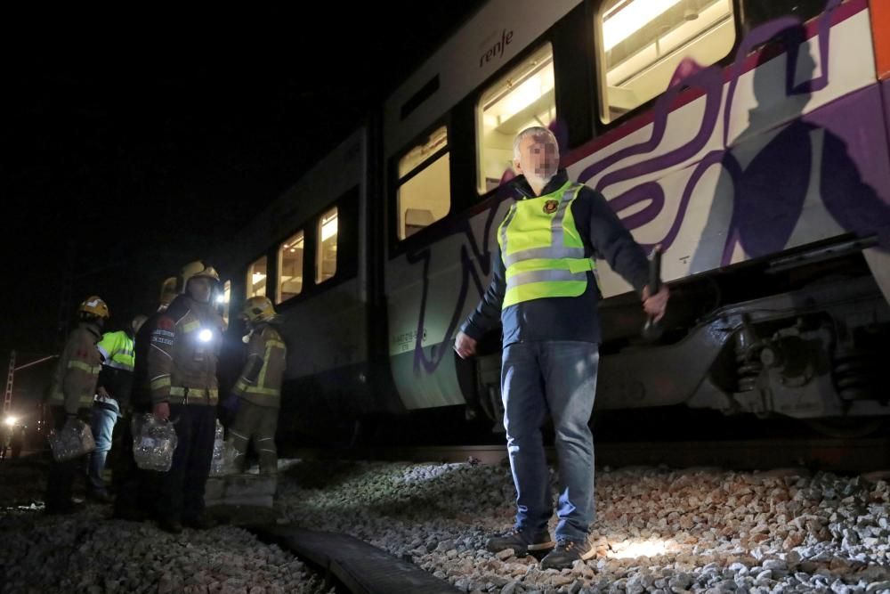 Accidente ferroviario de dos trenes de Cercanías