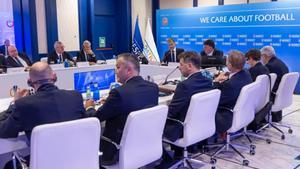 La reunión del Comité Ejecutivo de la UEFA que se ha llevado a cabo esta mañana en Bilbao