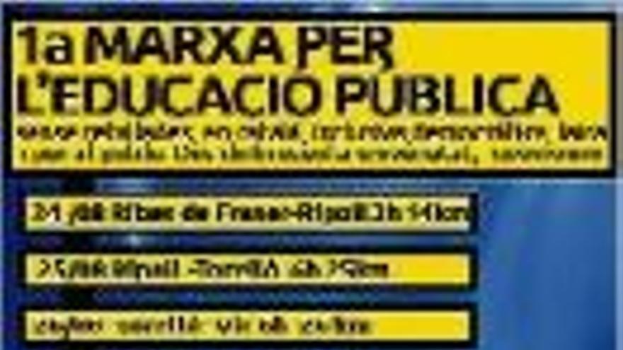 El cartell de la marxa.