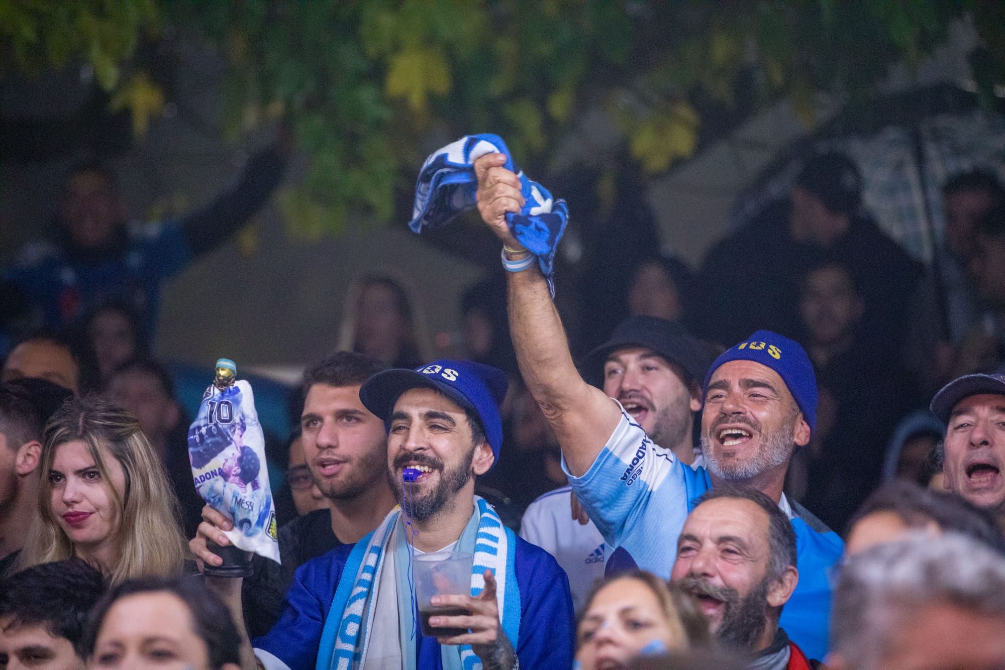 La colonia argentina en Mallorca disfruta con su selección