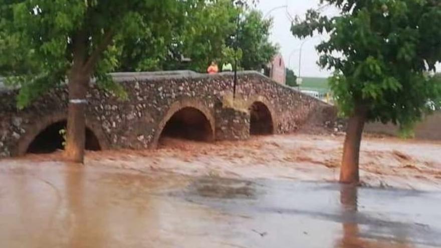 Imágenes del temporal en el sur de Extremadura